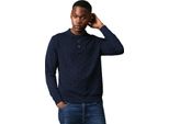 Maine - Polo Uomo Manica Lunga DH8038 (S) (Blu Navy)
