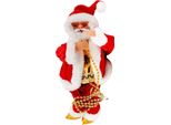 Babbo Natale Perline Di Arrampicata A Batteria Salita E Discesa Elettrica Di Babbo Natale Con Luce E Musica Decorazioni Natalizie Di Natale