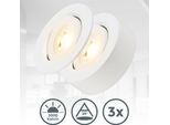 Lampada Da Soffitto A Led Cielo Stellato IP44 12 W Bianco Metallo-Plastica Briloner