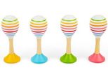 Set Di Maracas Musicali In Legno Bigjigs - Giocattolo Colorato Per Bambini E Ragazzi