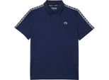 Lacoste - Polo Extra Dry Piqué Uomo - Tennis GT7145 (S) (Navy)