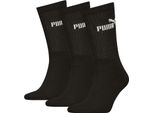 Puma - Calzini Per Uomo/Donna Unisex (Confezione Da 3) CS2505 (35 Eu - 38 Eu) (Nero)