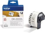 Brother DK22225 Dk-Endlosetiketten Papier - 38 Mm X 30,48 M, Schwarz Auf Weiß