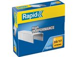 Rapid® 24870300 Graffette 23/17 Mm, Forti, Zincate, 1000 Pezzi