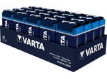 20X Varta 45148 Longlife Power 6LR61/6LP3146/9V Block (4922), 1 Pz. Non Imballato - Batteria Alcalina Al Manganese (Alcalina), 9 V
