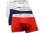 3 Boxer Calvin Klein Mod. U2664G Rosso/Biancoblu Taglia: Xl