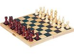 Toys Pure HS040 Set Di Scacchi In Scatola Pieghevole Di Legno, Naturale