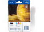 Brother LC1100RBWBP - Giallo, Ciano, Magenta - Originale - Blister - Cartuccia D'inchiostro - Per Brother DCP-185, 385, 39