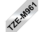 Brother TZM961 - Laminiertes Band - Schwarz Auf Silber - Rolle (3,6 Cm X 8 M) (Tzem961)