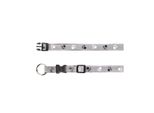 Collare Silver Reflect 35–55 Cm/20 Mm Nero/Grigio Argento