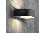 Brillante Applique Da Esterno Tyler | Illuminazione Decorativa Da Esterno | Metallo/Vetro | Nero | Resistente Agli Spruzzi | IP44 | 1X E27 Max. 60 W