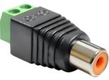 Delock 65418 Delock Adapter Terminalblock 2Pin -> Cinch Buchse