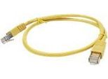 Gembird PP12-0.5M/Y Gembird Cavo Patch RJ45 Cat.5E Utp 0,5M Giallo