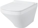 Wc Suspendu Duravit Durastyle 54Cm, à Fond Creux, Sans Bord, Rimless, Fixation Non Apparente (Durafix Inclus), 25510900001, 25510900001