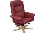 Poltrona Reclinabile Poltrona Tv Poltrona Senza Sgabello M56 In Ecopelle Certificata Fsc® ~ Bordeaux