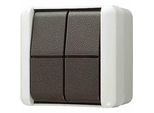 Jung 809W Interruttore Elettrico Interruttore A Pulsante Nero