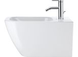 Duravit Bidet Mural Happy D.2 54Cm Avec Trop-Plein, Avec Plage De Robinetterie, 1 Trou Pour Robinetterie, 22581500001, 22581500001