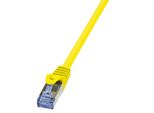 Logilink Professional CQ3077S Cavo Patch Logilink, Cat. 6A, S/Ftp, 5,0 M, Giallo