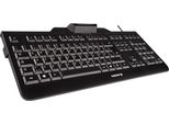 Cherry Kc 1000 Sc - Usa-Tastatur - Usb - Schwarz (JK-A0100EU-2)