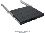 Triton RAB-UP-X31-A1 Ripiano Scorrevole Rack 19" , 1U, Max 30Kg, 450Mm, Nero"