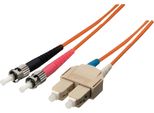 Equip Patchkabel ST->SC 2.00M Singlemode Duplex OS2 Gelb Polybeutel