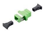 Accoppiatore In Fibra Ottica SC->APC Monomodale Simplex 12Pz Verde