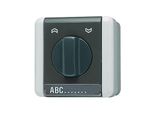 Jung 834.10 W Interruttore Elettrico 1P Nero