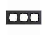 Gira 0213226 Telaio Di Copertura A 3 Prese Gira Esprit Lin.Mpx.Antracite