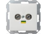 Gira Potentialausgleich-Dose 040503 2Fach System 55 Reinweiß (040503)