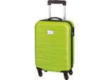 L-Merch 56-02044 | Valigia Trolley Padova - Colore: Verde Chiaro - Misure: 55 X 35 X 20 Cm