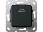 Gira Up Anello Di Supporto Hdmi Nero Opaco 567010
