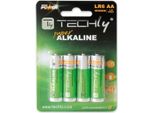 Batterie Alcaline Techly 1,5 V Aa LR6 4 Pz.