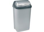 Keeeper 1045516000000 Keeeper AbfallbehäLter "Rasmus"", 50 Liter, Silber"