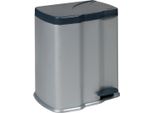 Keeeper Eco Cestino A Pedale Cestino Per Rifiuti 7 L + 15 L 39,5 X 29 X 43 Cm