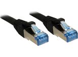 Lindy 47180 Cat6A S/Ftp Pimf Lsoh, Schwarz, 3.00M Patchkabel