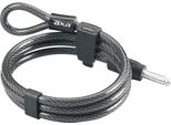 Axa 59501595SC Cavo A Innesto Rle Per Defender Lunghezza Cavo 150 Cm, Ø 10 Mm, Incluso Supporto A Scatto, Nero/Grigio