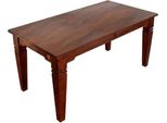 MASSIVMOEBEL24 | Tavolo Da Pranzo In Legno Di Acacia 180X90X76 Nougat Laccato Oxford #604