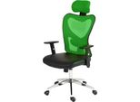 Sedia Da Ufficio Professionale Atlanta, Sedia Girevole Executive Da Scrivania, Finta Pelle ~ Verde