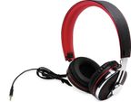 Cuffie Over-Ear Typhoon Rockstar TM028, Nero/Rosso