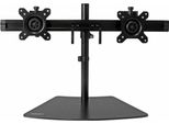 Startech.Com Armbarduo Supporto Da Tavolo Per Tv A Schermo Piatto 61 Cm (24") Nero Scrivania"
