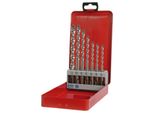Ruko-213246-Set Di 7 Punte A 3 Lame Per Martello Sds-Plus (Ø 5-6-8 X 110 Mm + Ø 6-8-10-12 X 160 Mm)