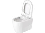 Duravit Me By Starck Wc Suspendu, Compact, Rimless, à Fond Creux, Durafix Inclus, 370X480Mm, 25300900001, 25300900001