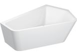 Baignoires Duravit Paiova 5-Angle, Angle à Droite, Avec RevêTement Acrylique Sans Soudure Et BâTi-Support, 1900X1400Mm, Blanc, 700397000000000, 700397000000000