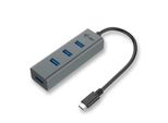 I-Tec Hub USB-C 3.1 In Metallo A 4 Porte, 4X Usb 3.0