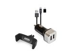 Realpower Realpower 168182 Caricatore Per Dispositivi Mobili Smartphone Nero, Argento Accendisigari Auto