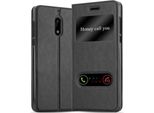 Cadorabo Custodia Protettiva Per Nokia 6 2017 Cover In Nero Custodia Del Telefono Cellulare Custodia A Libro Cover Case