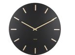 Karlsson - Orologio Da Parete Con Charm - Nero