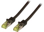 Efb MK7001.1B Efb RJ45 Patchkabel S/Ftp,Cat.6A,Lszh,Cat.7 Rohk.,1M,Schwarz