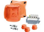 Scatola Di Giunzione Da 1,5 A 4Qmm, 5 Pin - Scatola Di Montaggio Piatta 104X104Mm Fk 0404