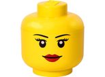 Lego 40320805 Testa Di Stoccaggio Lego Testa Di Stoccaggio Girl, L, 8,5 Litri, Giallo